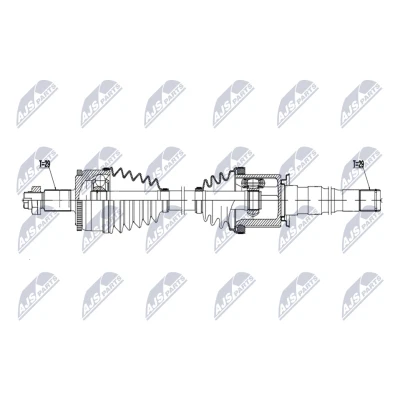 Image de Essieu moteur NTY NPW LR 043