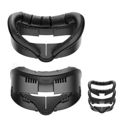 Image de KIWI design V3 Face Cover Compatible avec Les Accessoires Meta Quest 3, Interface Faciale en Cuir PU