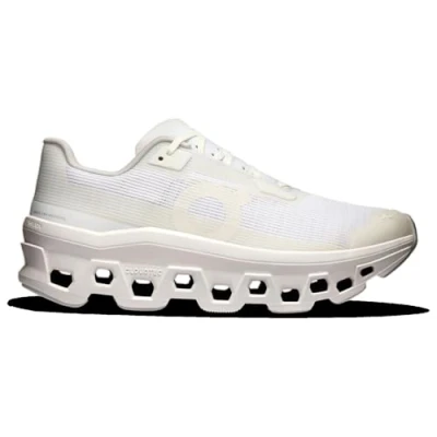 Image de On Cloudmonster Void Baskets pour Femme, Tout Blanc, 37 EU