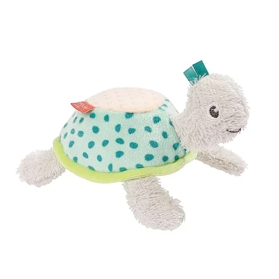 Image de Fehn Tortue de bain éponge Peluche bébé Jouet pour la baignoire Tissu aquatique le plaisir du bébés et jeunes enfants à partir 0+ mois