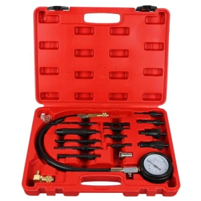 Image de SIXTOL Engine Tester 23 Kit Testeur de compression pour moteurs diesel Manomètre pression 70 bar