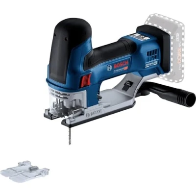 Image de Bosch Professional 18V System Scie Sauteuse Sans fil GST 155 SC (avec Poignée Champignon, Batterie Ni Chargeur, Dans Boîte Carton) 06015B0001, Blue
