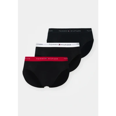 Image de Tommy Hilfiger Signature Brief 3 PACK Slip, Homme, Taille: Small, Desert sky/primary red/white