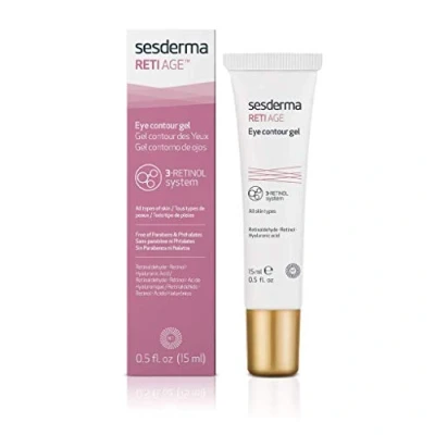 Image de Sesderma Crème Contour des yeux Retiage Activité anti rides maximale Système 3 rétinol pour les au Ingrédients actifs 15 ml