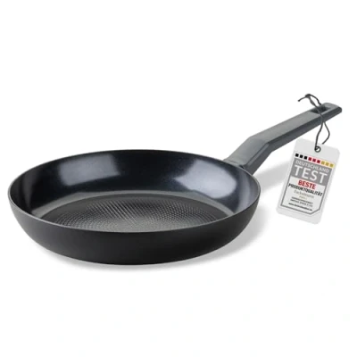 Image de FACKELMANN Statement Poêle 28 cm avec revêtement en céramique Aluminium recyclé anti adhésif Structure de fond nid d&#039;abeille Pour tous les types feux, y compris