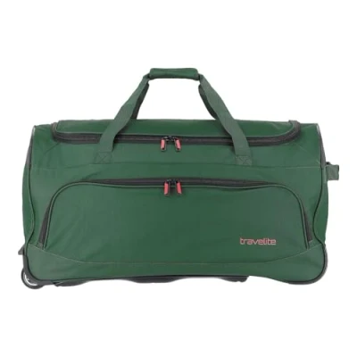 Image de Travelite Basics Rollen Sac weekend, Taille: One Size, Dunkelgrün