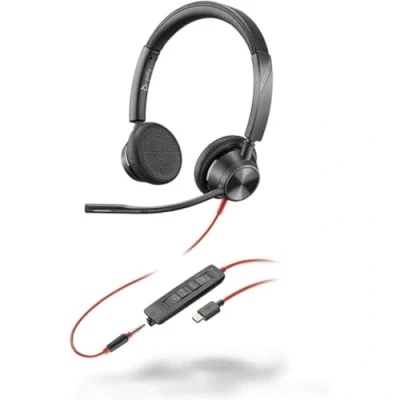 Image de Poly Headset Blackwire C3325 M Stereo USB C/A &amp; 3,5 mm Teams