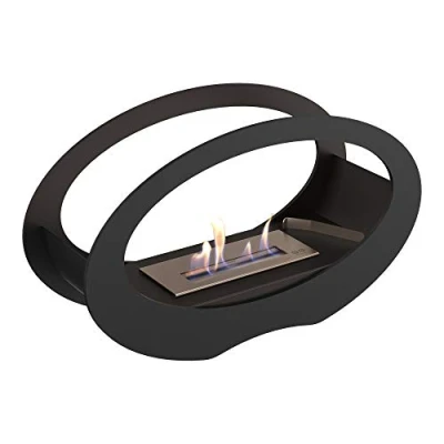 Image de Kratki Cheminée Echo éthanol autoportante à feu véritable Ligne de 15 cm Dimensions en : 50 x 29 16,2 Poids 7,8 kg Carburant Bioéthanol pour Un Sort sans suie et fumée