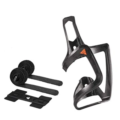 Image de Granite Aux Porte bidon en Fibre de Carbone avec kit Sangle, Bouteille d&#039;eau pour vélo léger Carbone, Support chargé latéralement