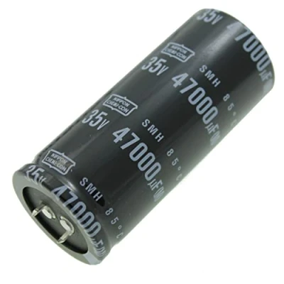 Image de Condensateur Elko radial 47000µF 35V électrolytique Snap In jusqu&#039;à 85C 47000uF Electrolytic Capacitor from United Chemi Con