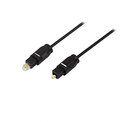 Image de Câble audio numérique optique LogiLink TOSLINK (M) 2m noir