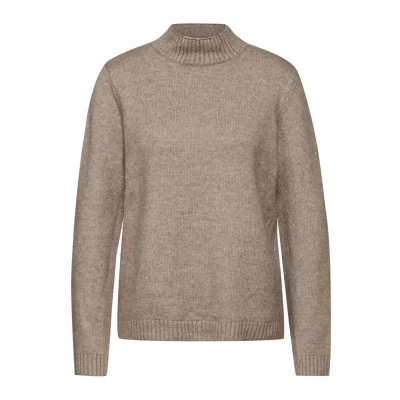 Image de Street One A302841 LTD QR_Cosy Pull à col Tortue, Mocha Glow Mel, 40 Femme