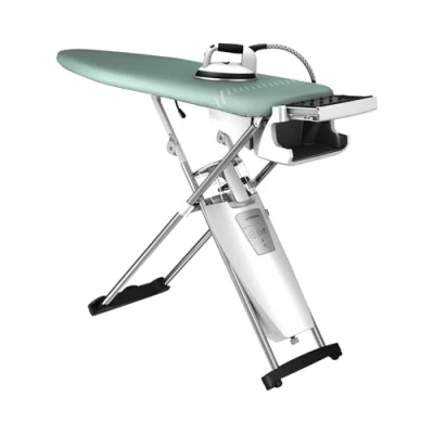 Image de Laurastar S Pure Plus Système de repassage, Vapeur Hygiénique Elimine 99,9% des Bactéries et Acariens, Table Active, Roulettes, Réservoir Amovible
