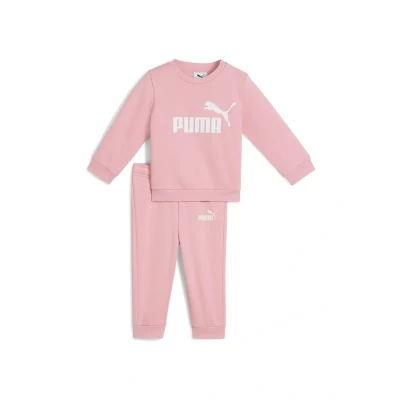 Image de PUMA MINICATS ESS Crew Set FL INF, Trajes de punto Mixte bébé, Pink Fruit,