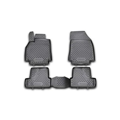 Image de Element Tapis de Sol 3D en Caoutchouc antidérapant pour Renault Megane 3 08 16, Noir