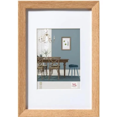 Image de walther design cadre photo chêne clair 30 x 45 cm avec passe partout, en bois Fiorito EF045E