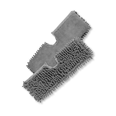 Image de CLEANmaxx Lot de 2 lingettes Rechange Microfibre pour Balai pulvérisateur avec Fonction réversible Idéal stratifié, parquet, carrelage même Les Surfaces délicates Lavable à 40