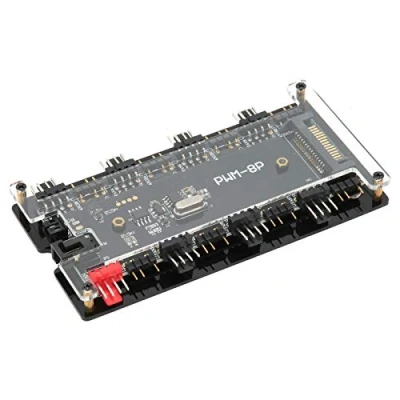 Image de Annadue contrôleur de Ventilateur moyeu 2 en 1 PWM + ARGB boîtier télécommande sans Fil pour Refroidissement d&#039;ordinateur