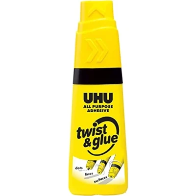 Image de UHU Tubes Twist&#039;n glue COLLE TWIST &amp;GLUE AVEC SOLVANT