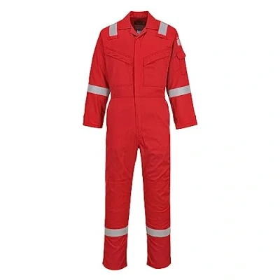Image de Portwest FR21 Combinaison Anti Statique Légère Résistante Aux Flammes 210g Rouge, 4XL