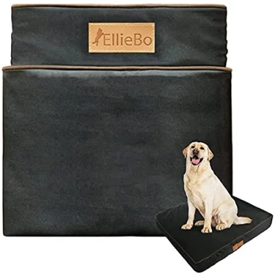 Image de Ellie Bo Lit imperméable pour Chien de Rechange Housse, Medium, 71 x 48 cm, Noir