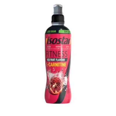 Image de Isostar L Carnitine Saveur Fruits Rouges Boisson hydratatante pour sportifs Sans calories sucres 500 ml