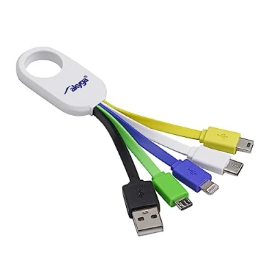 Image de Akyga AK AD 51 Multi Adaptateur 5 en 1 USB A C Micro Mini Lightning Cable de Charge
