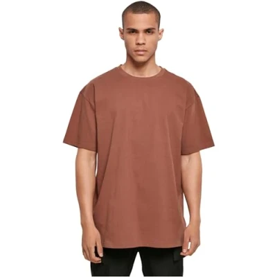 Image de Build Your Brand By102 Heavy Oversize Tee T Shirt, Bark, XL Hommes