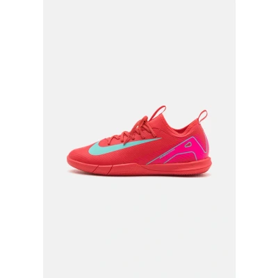 Image de Nike Performance JR ZOOM Vapor Academy Chaussures de foot en salle pour enfants, Taille: 35, Ember glow/aurora green Tissu / matière synthétique