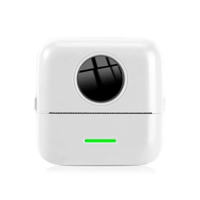 Image de NK imprimante Photo Portable Mini Thermique sans Fil pour Mobile, Comprend Un Rouleau de Papier et câble USB, Compatible avec iOS Android, Couleur Blanche