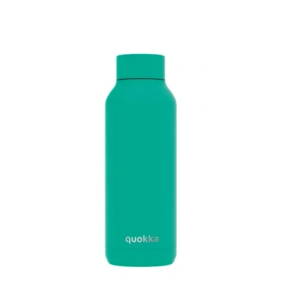 Image de Quokka Solid Jade Green 510 ML Bouteille d&#039;eau en Acier Inoxydable avec Isolation par Double Paroi Gourde Reutilisable sans BPA maintient Le Liquide Froid jusqu&#039;à 24h, Chaud 12h