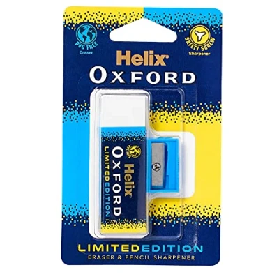 Image de Helix Oxford Clash Gomme et taille crayon Bleu