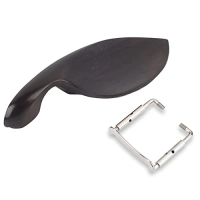 Image de Mentonnière pour violon Support Avec fixation métallique standard ajustable instrument de musique taille 4/4