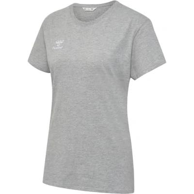 Image de hummel GO 2.0 T Shirt de Sport S/S à Manches Courtes pour Femme, Le Sport, Fitness et Les Loisirs Basique en 100% Coton Bio Matériau Extensible Col Rond