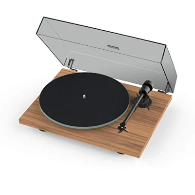 Image de Pro Ject T1 EVO BT Tourne disque avec Bluetooth et capsule OM10 (Walnut)