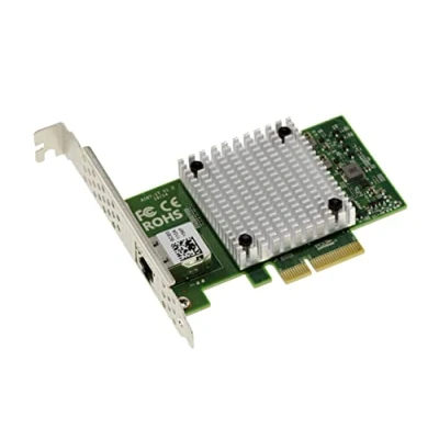 Image de KALEA INFORMATIQUE Carte contrôleur PCIe 3.0 4X 10G 5G 2.5G 1G Gigabit LAN ethernet RJ45 avec Chipset AQUANTIA AQTION AQC107 Support 5 Vitesses réseau Gamme Industrielle