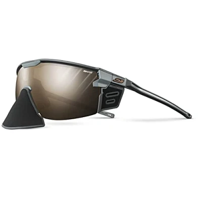 Image de Julbo Mixte Ultimate Cover Lunettes de soleil, Gris Foncé/Gris, Taille unique EU