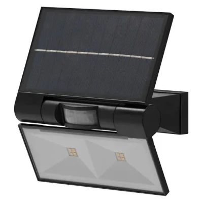 Image de LEDVANCE ENDURA SOLAR DOUBLE Sensor projecteur solaire, à LED avec détecteur de mouvement et lumière du jour, éclairage extérieur protection IP44, 3000K blanc chaud