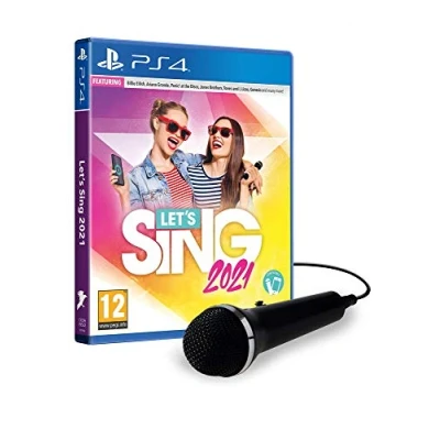 Image de PLAION Let&#039;s Sing 2021 + 1 Microphone Bundle Multilingue PlayStation 4 Neuf