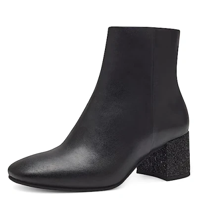 Image de MARCO TOZZI Femme 2 25049 41 Bottines à Talons, Noir/Comb, 38 EU
