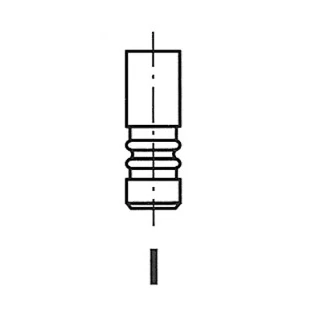 Image de FRECCIA R6396/BMCR soupape d&#039;Échappement 22,4 Tige de chromée CITROËN: C3 I 3/5 portes