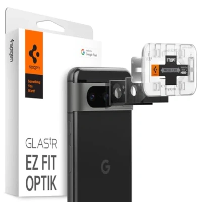 Image de Spigen Ez Fit Verre Trempé Clear Protection D&#039;Écran Camera Google Pixel 8