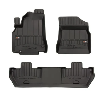 Image de FROGUM 3D407251 Ensemble de tapis sol Caoutchouc avant et arrière 4 noir CITROËN: Berlingo II, PEUGEOT: Partner II Tepee