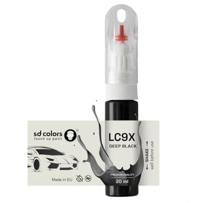 Image de SD COLORS Pinceau noir profond LC9X C9X 2T pour retouche de peinture 20 ML