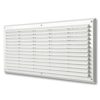Image de La Ventilazione AR5023B Grille de Ventilation en Plastique rectangulaire à superposer, Blanc, 500x227 mm