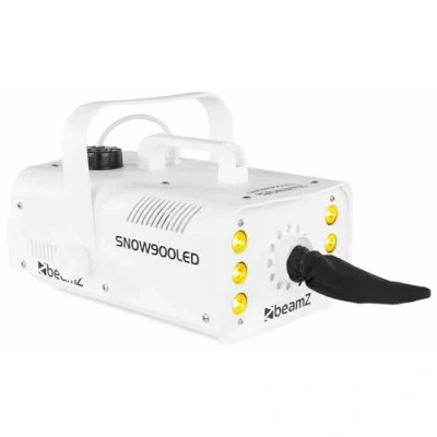 Image de BEAMZ SNOW900LED MACHINE À neige 6 LEDS, Effets flocons de très réaliste, Télécommande sans fil