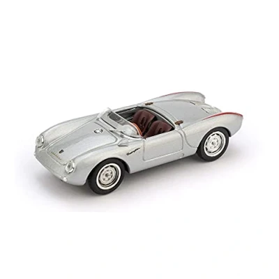 Image de BRUMM BM0233 02 PORSCHE 550A RS SPYDER BIPOSTO STRADALE 1954 ARGENTO 1:43 MODEL