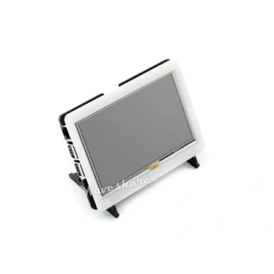 Image de Waveshare Bicolor(White&amp;Black) Bracket Case for 5inch HDMI LCD Combines The Touch Screen and Pi into an All in one Device