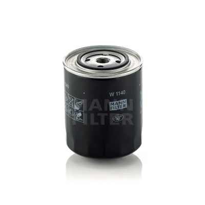 Image de MANN FILTER W 1140 Filtre à huile 3/4 16 UNF avec un clapet de non retour vissé IVECO: Zeta