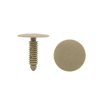Image de sourcing map 30pcs 7mm x 25mm 28mm Panneau Porte Voiture Habillage Plastique Beige Rivets Clips retenue